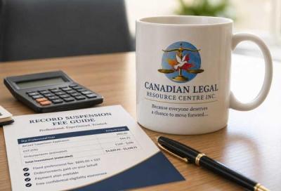 Canadian Record Suspension Service Fees Record Suspension service fee guide from Canadian Legal Resource Centre Inc.